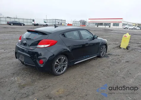 2016 Hyundai Veloster Turbo from USA, damaged, VIN KMHTC6AE5GU252536